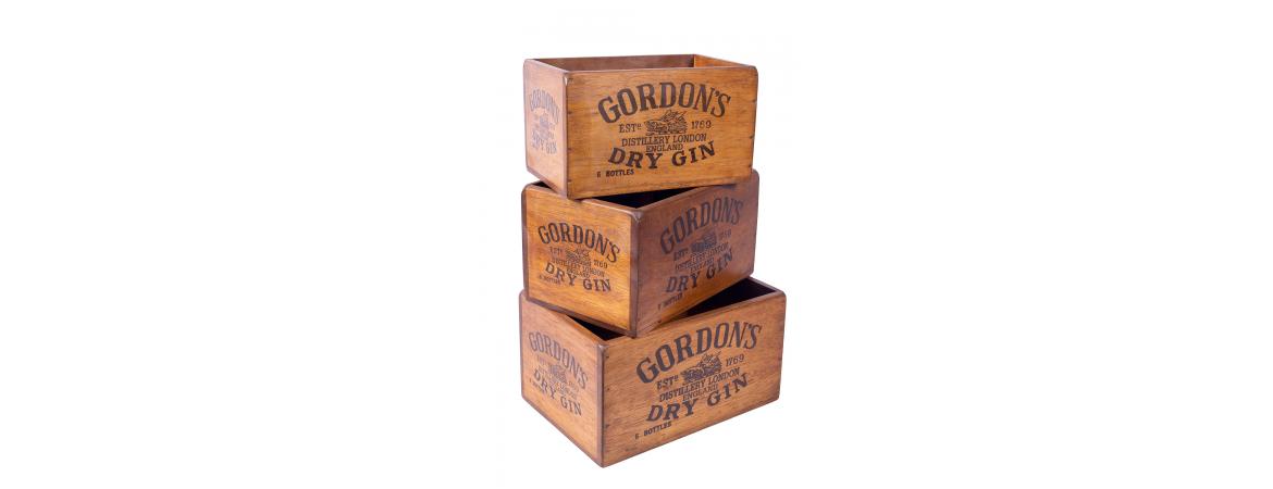 Set of 3 Dry Gin Boxes - Gordon's